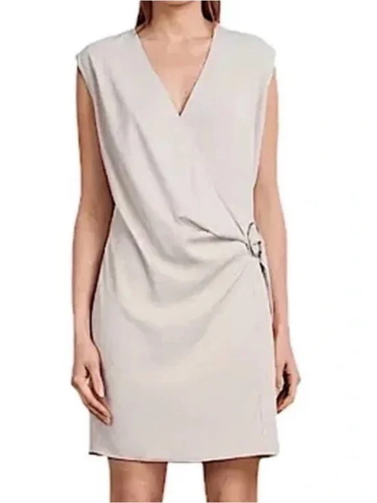 AllSaints Blush Pink Callie Sleeveless Dress Size Small - Picture 9 of 9